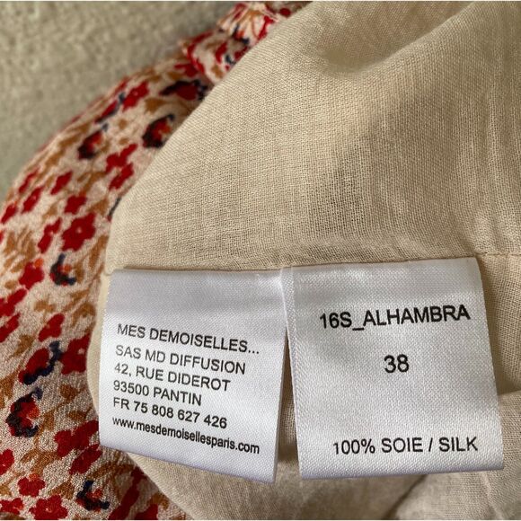 Mes Demoiselles Alhambra Printed Silk Dress - Picture 13 of 13